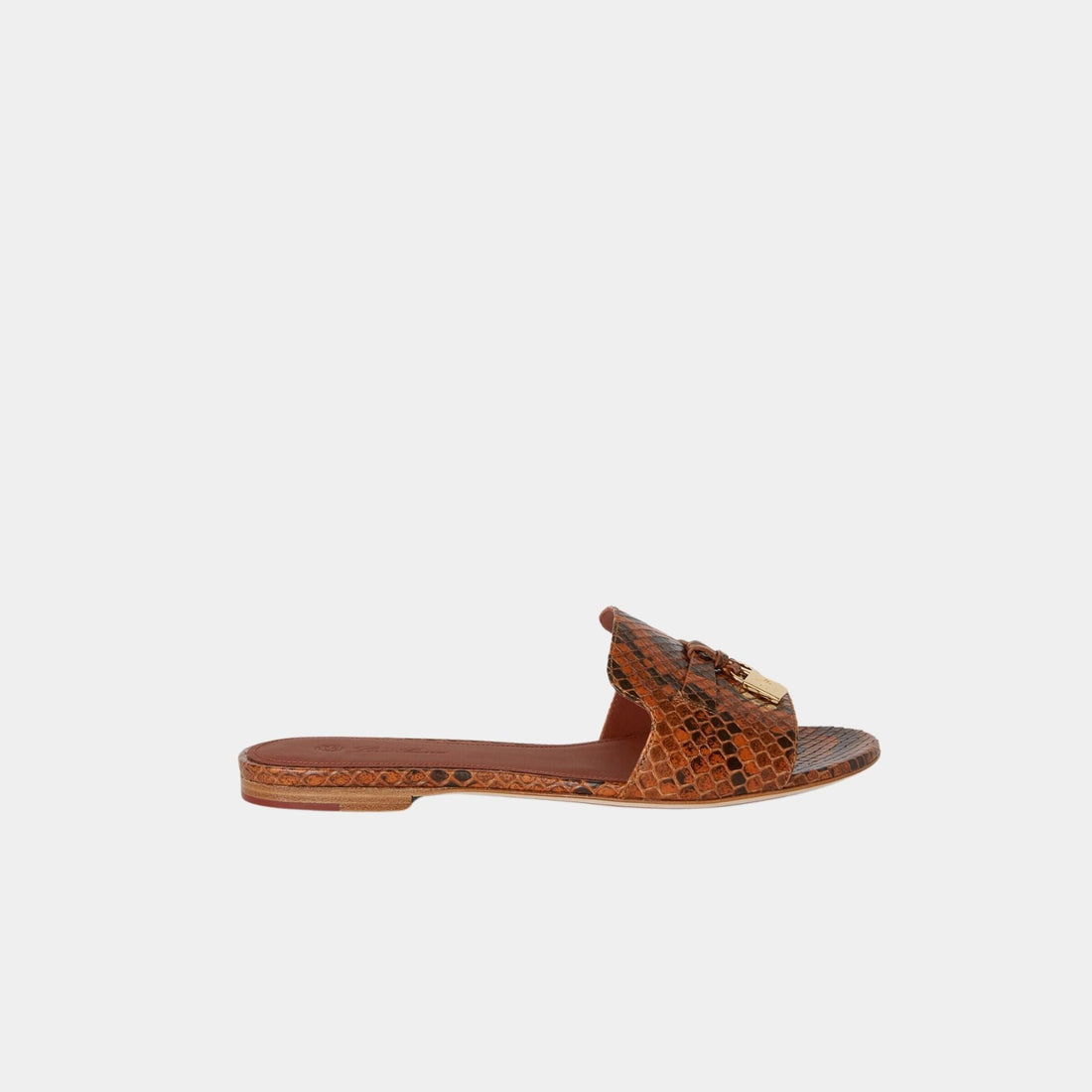 Summer Charms Sandal Matte Python Leather