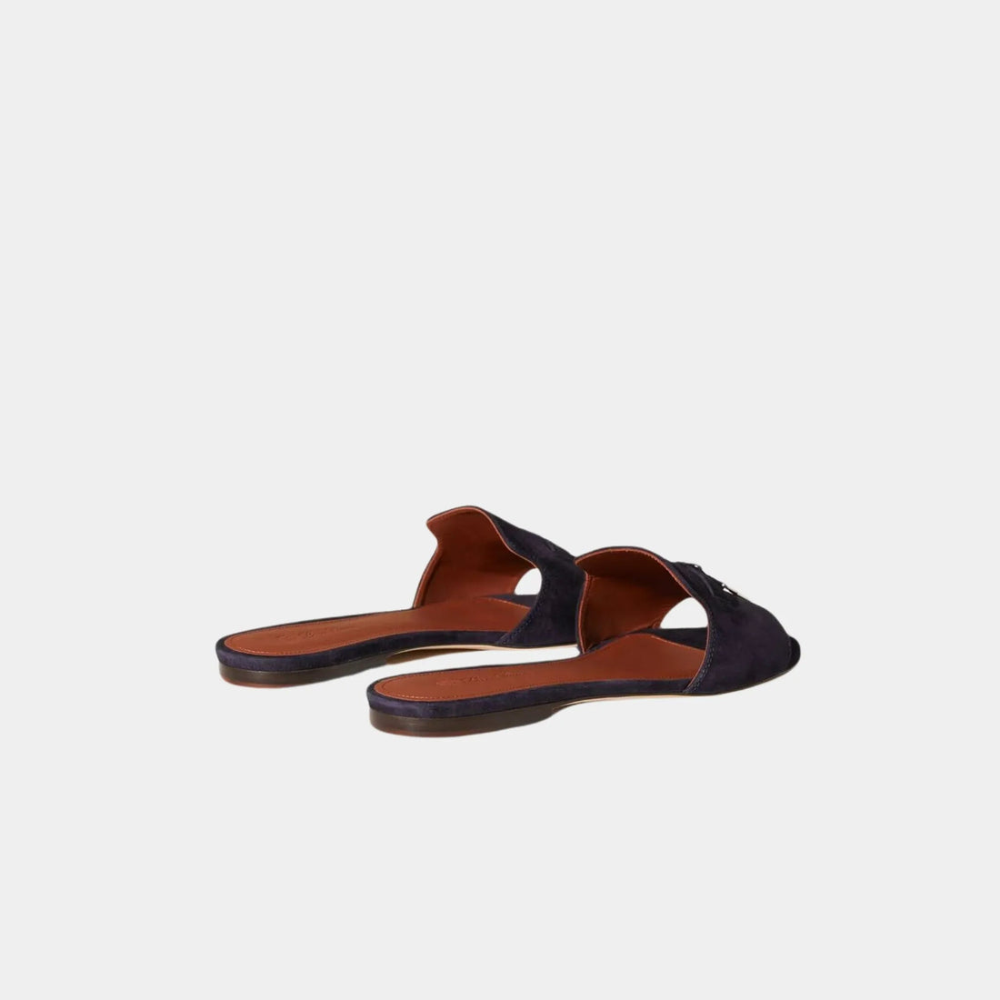 Summer Charms Suede Goatskin Flat Sandal