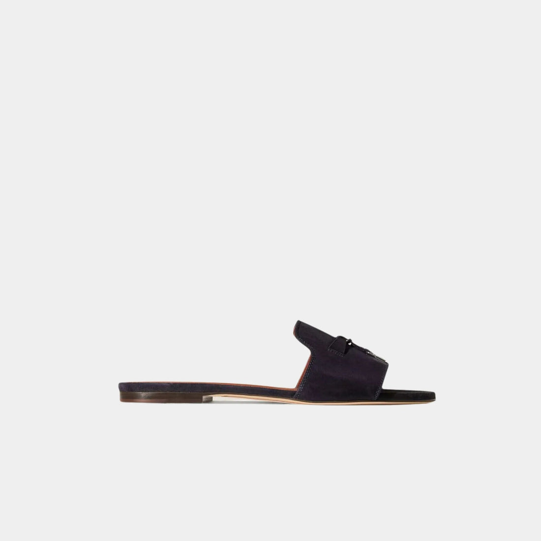 Summer Charms Suede Goatskin Flat Sandal