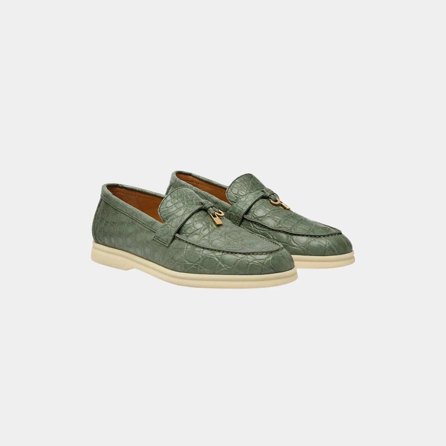 Summer Charms Walk Loafer in Caiman Leather