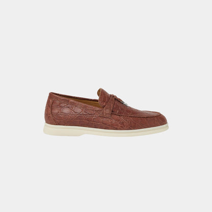 Summer Charms Walk Loafer in Caiman Leather