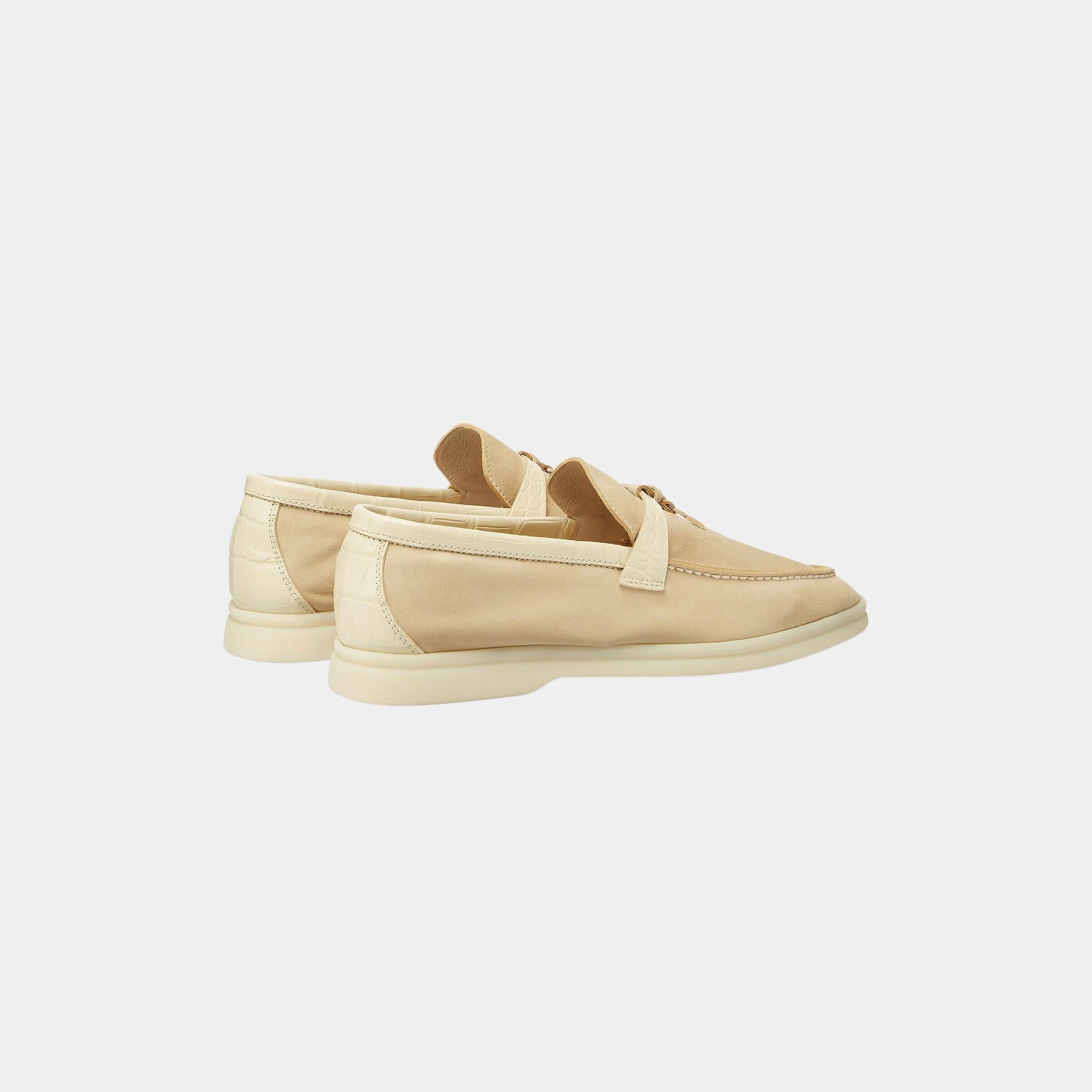Summer Charms Walk Loafer Suede with Alligator Skin
