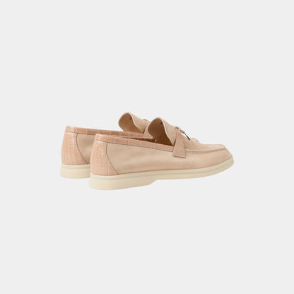 Summer Charms Walk Loafer Suede with Alligator Skin