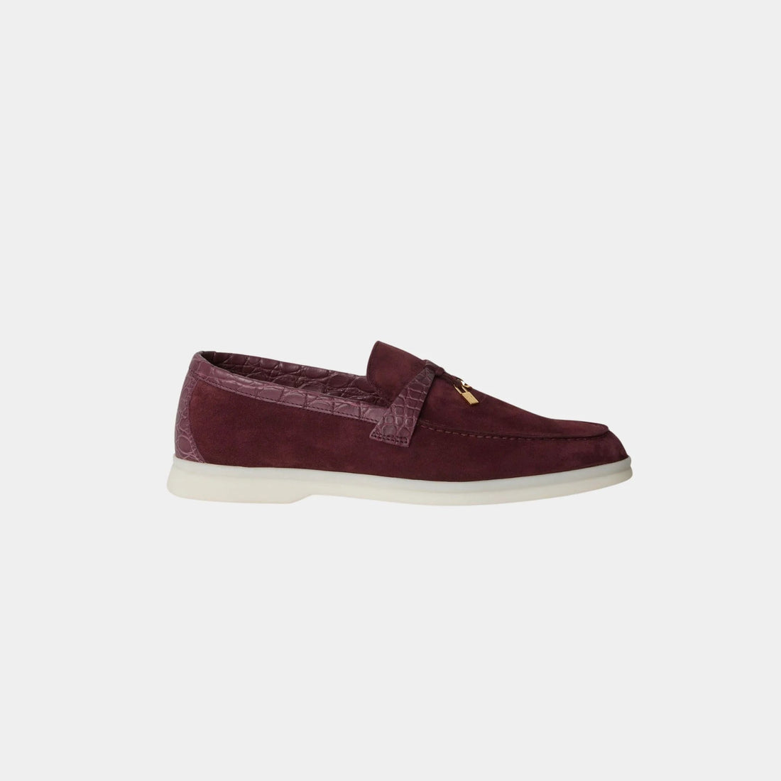 Summer Charms Walk Loafer Suede with Caiman Skin