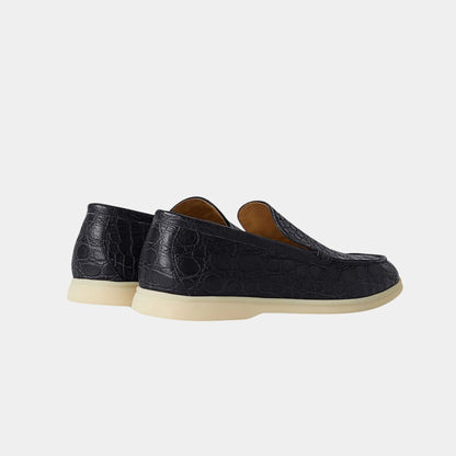 Summer Walk Loafer in Caiman Leather