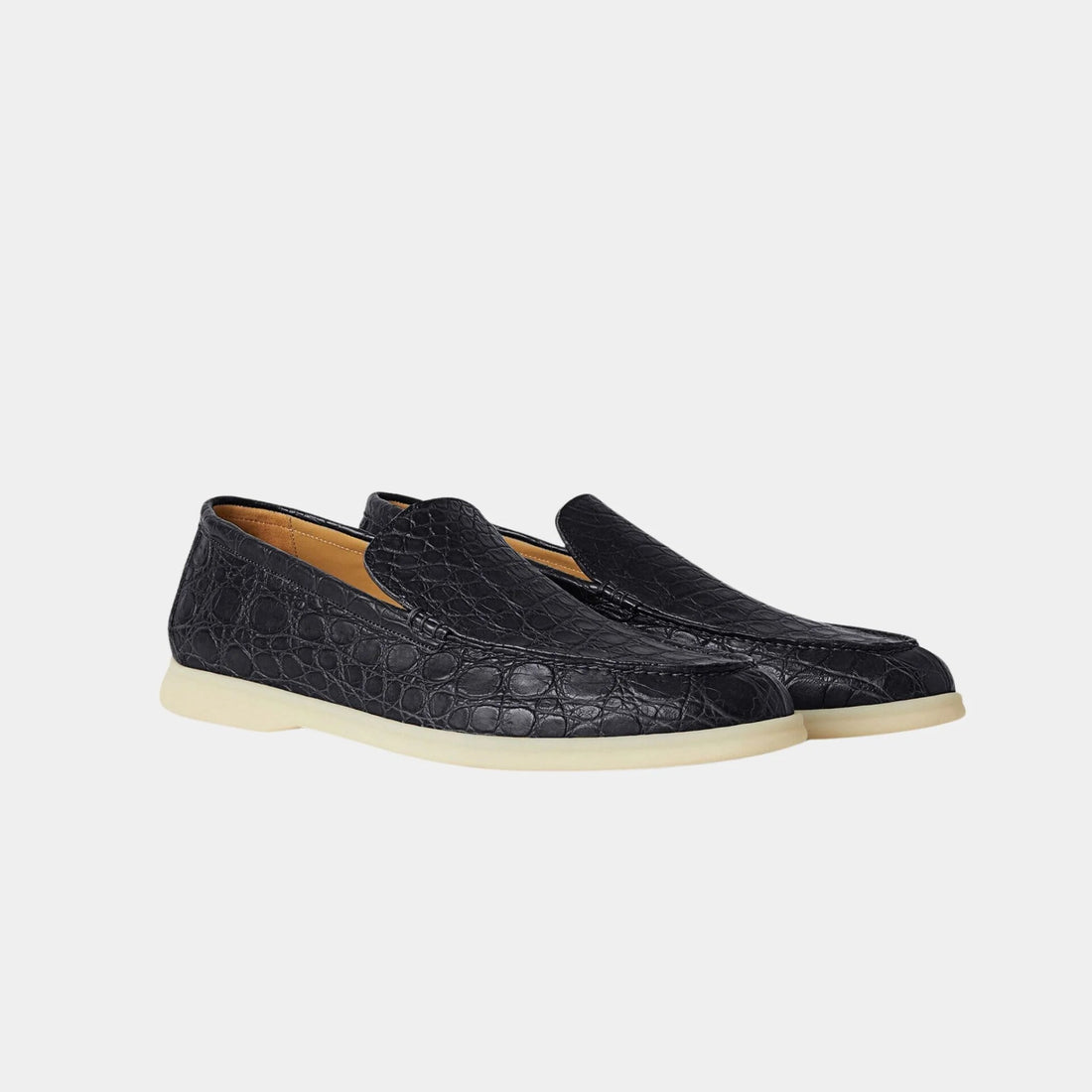 Summer Walk Loafer in Caiman Leather