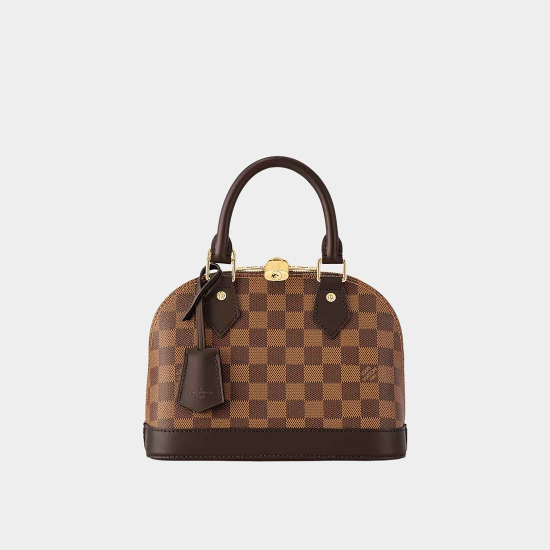 Alma BB Damier Ebene Canvas Handbag