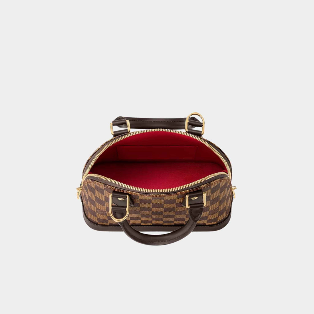 Alma BB Damier Ebene Canvas Handbag