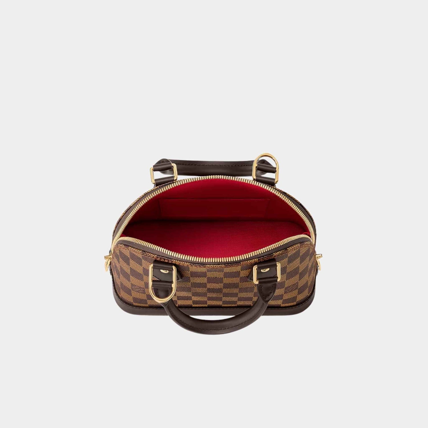 Alma BB Damier Ebene Canvas Handbag