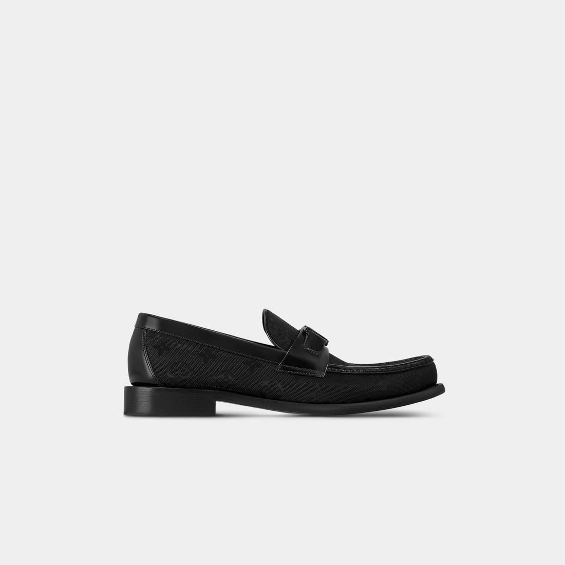 Black Major Loafer Monogram Jacquard