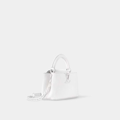 Capucines East West Mini Handbag Taurillon Leather