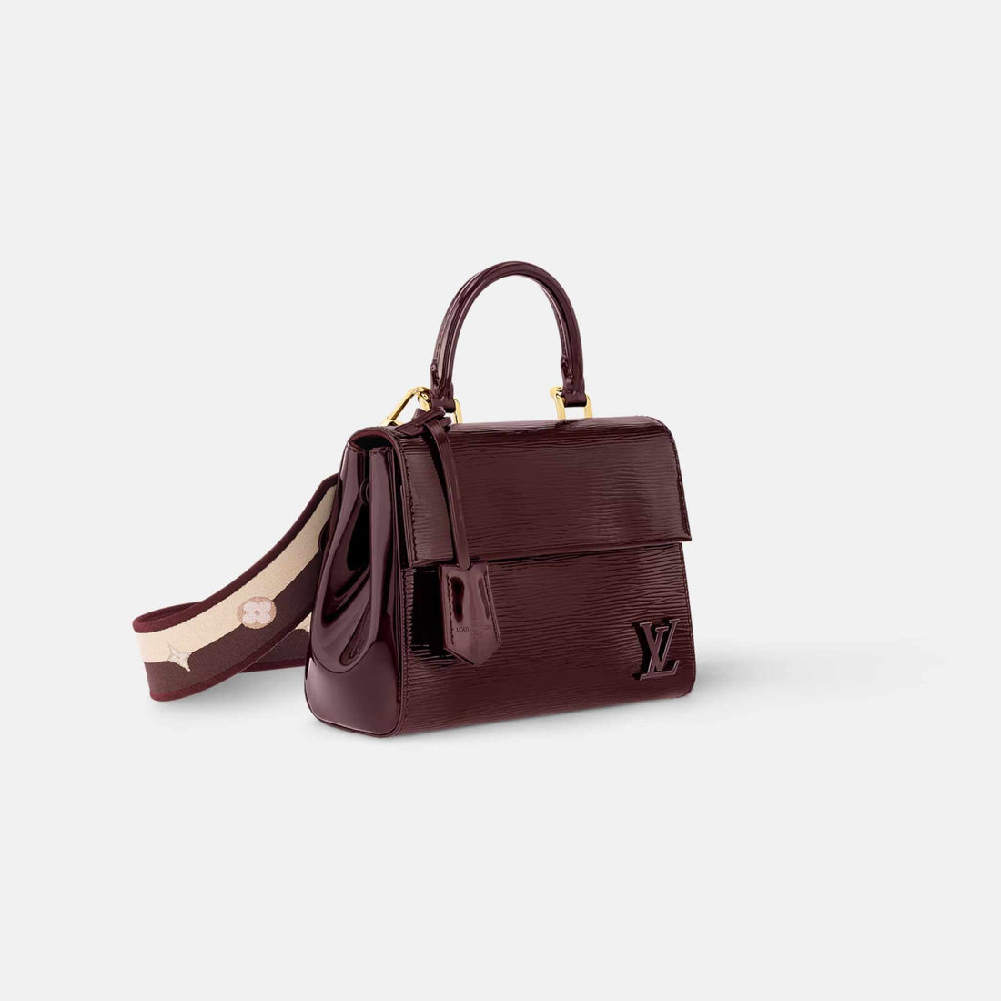 Cluny Mini Varnished Epi Cowhide Leather Handbag