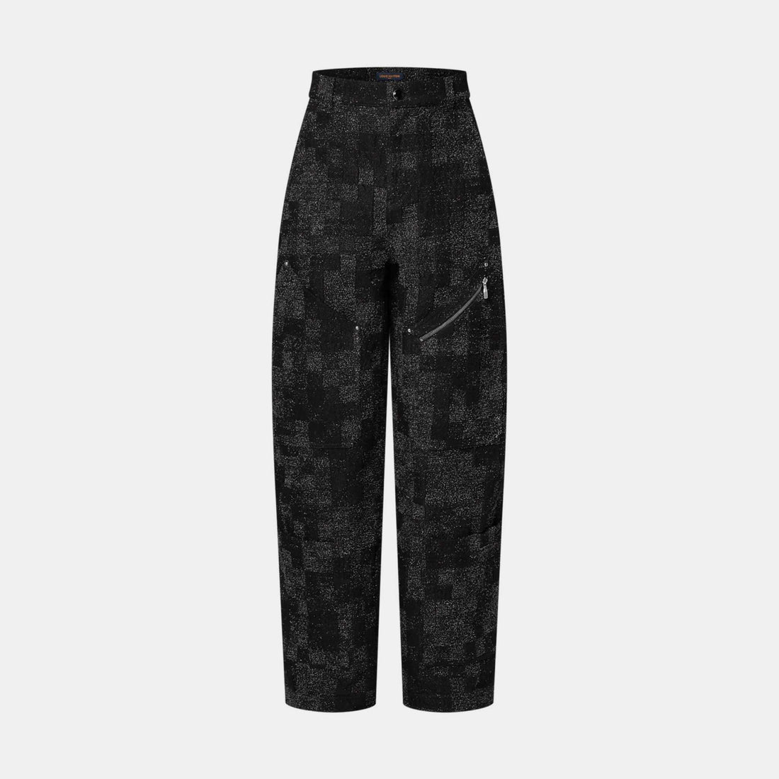 Denim Bouclette Workwear Denim Pants Black