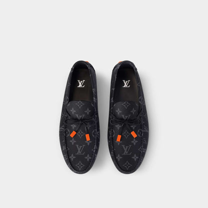 Eclipse LV Driver Moccasins Monogram Grained Calf Leather