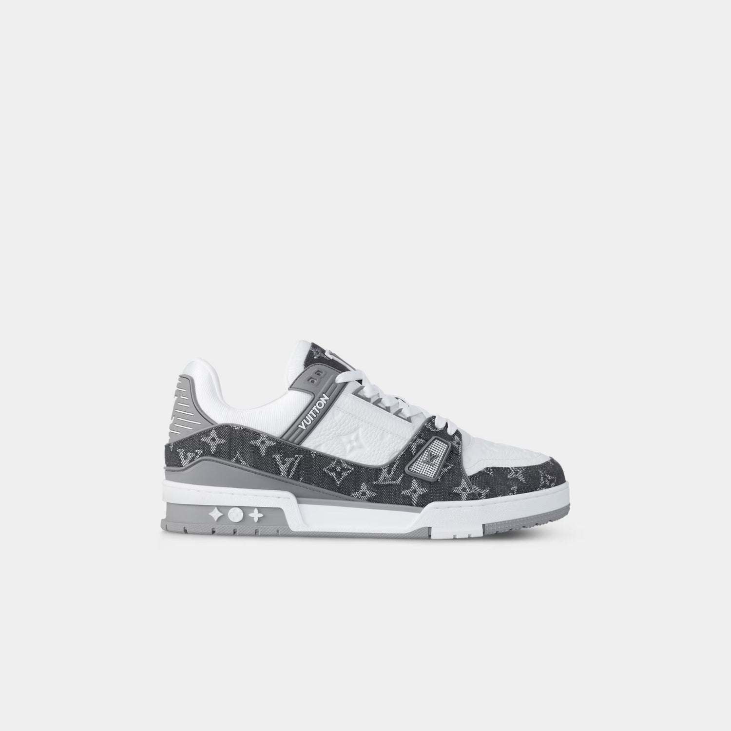 LV Trainers Monogram Denim and Monogram Calf Leather