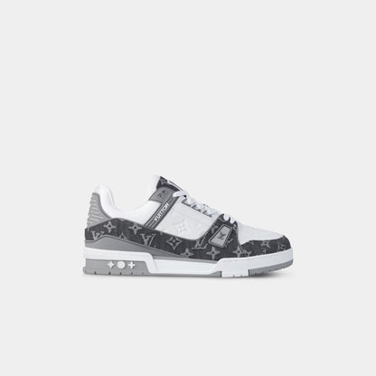 LV Trainers Monogram Denim and Monogram Calf Leather