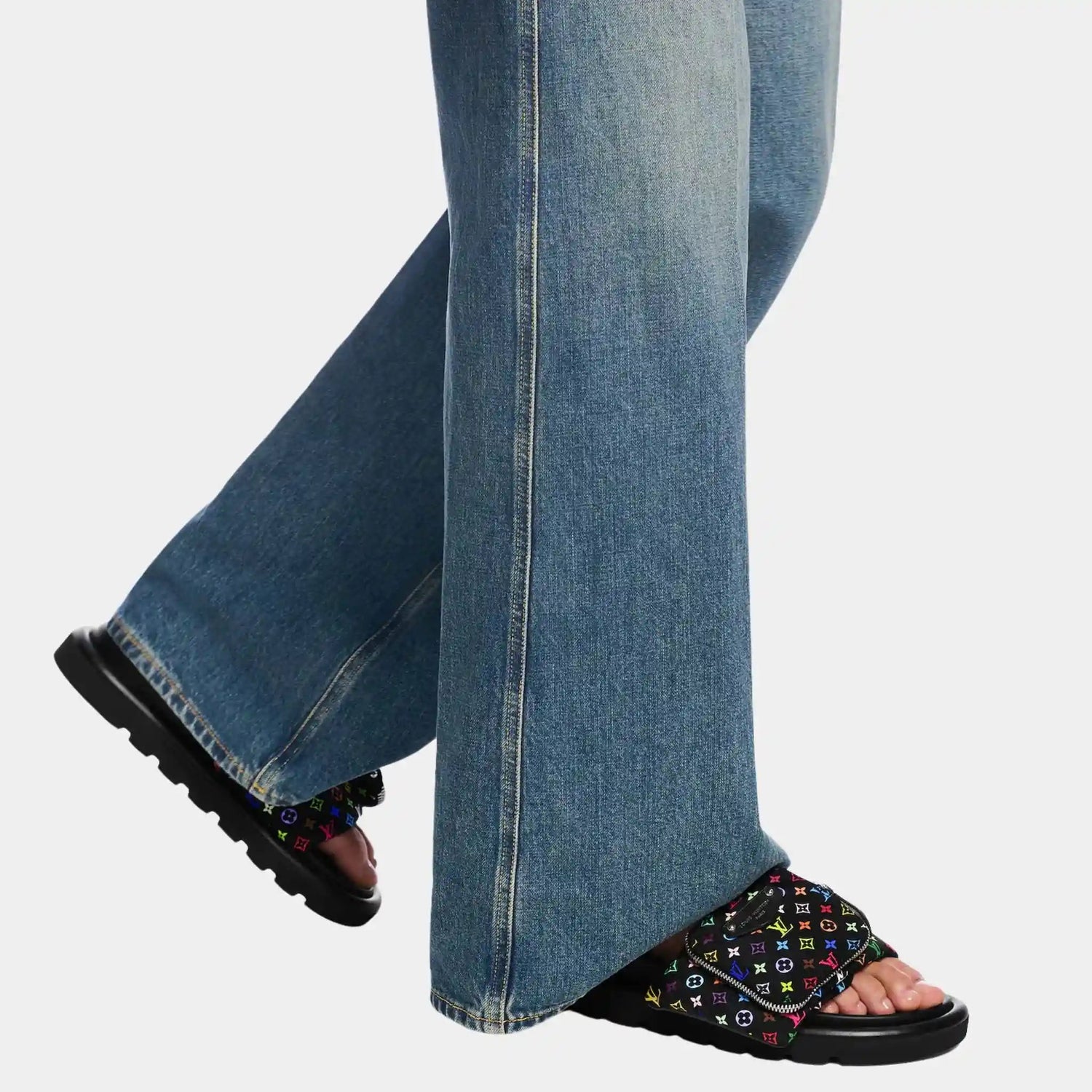 LV x TM Pool Pillow Flat Comfort Mule