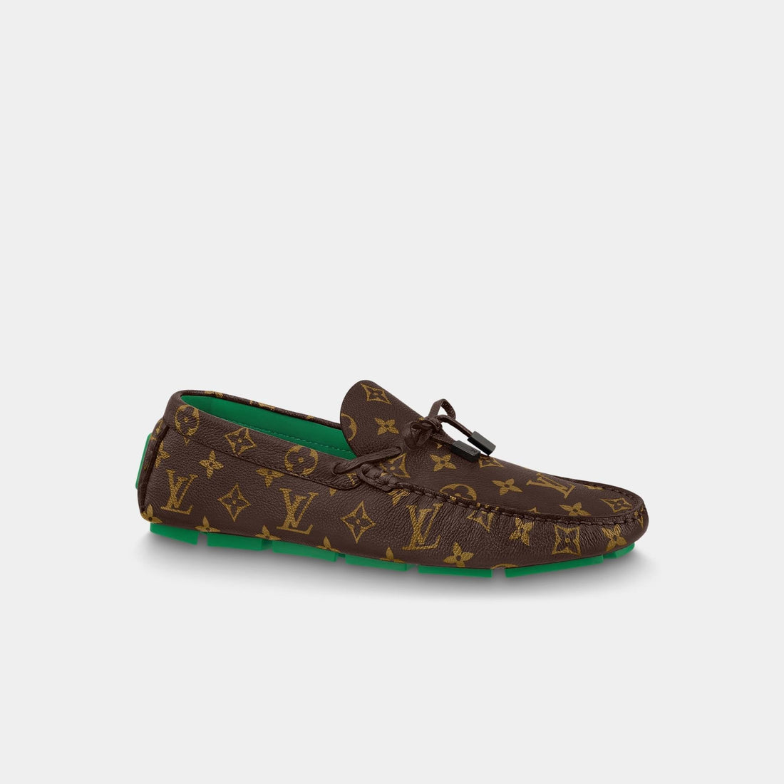 Macassar LV Driver Moccasin Monogram Grained Calf Leather