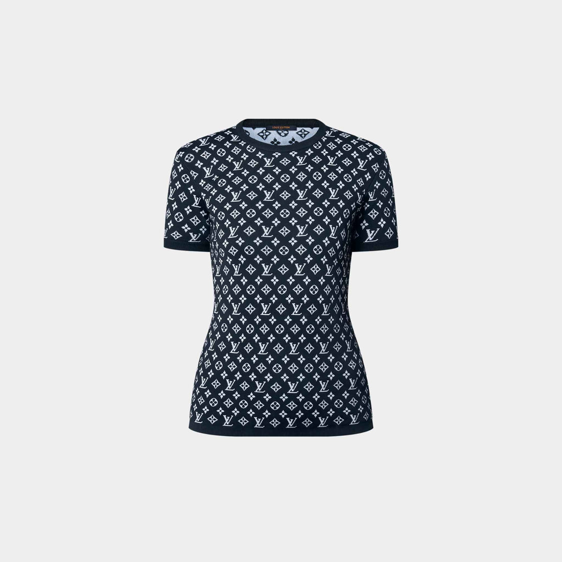 Monogram Jacquard Knit Top