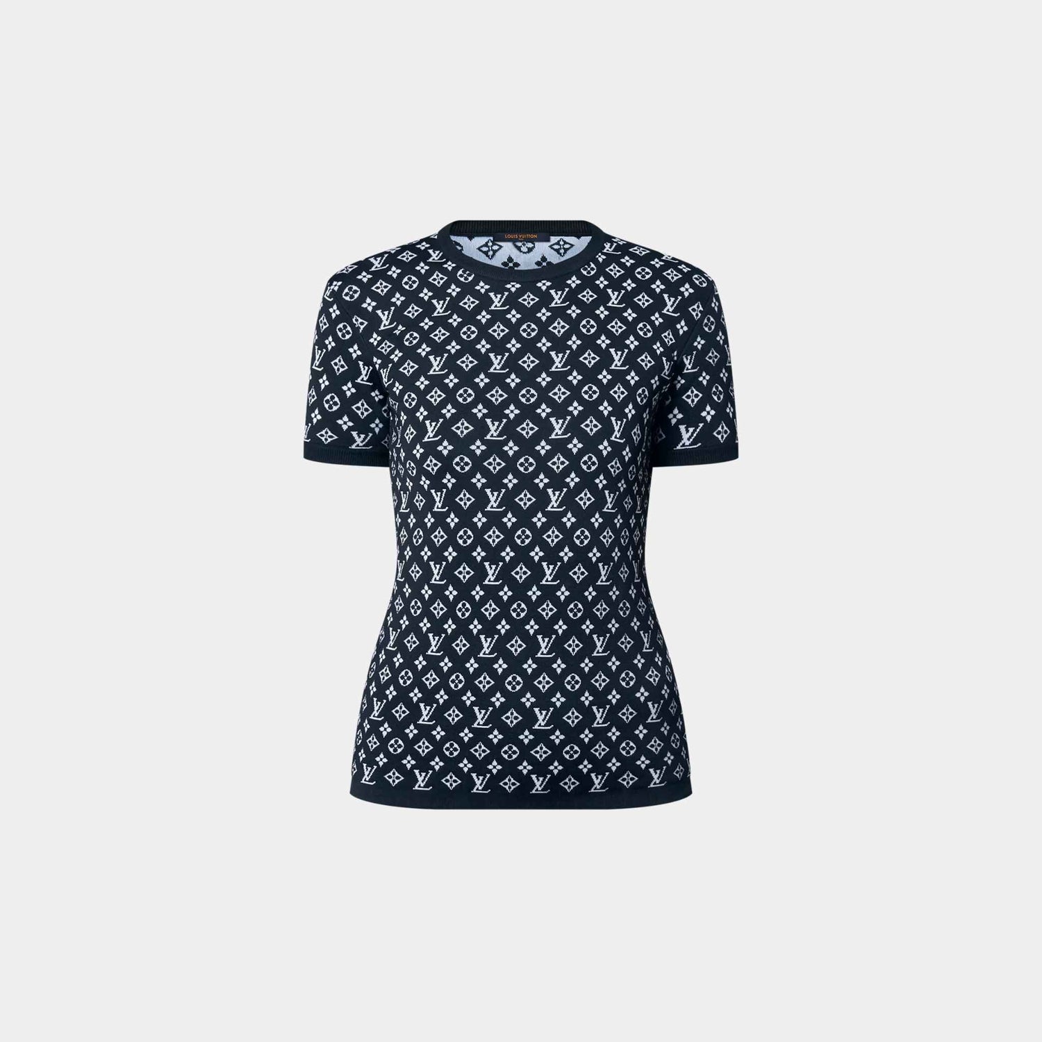 Monogram Jacquard Knit Top