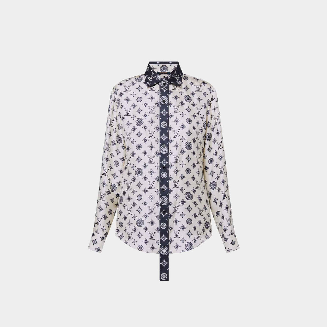 Monogram Silk Shirt