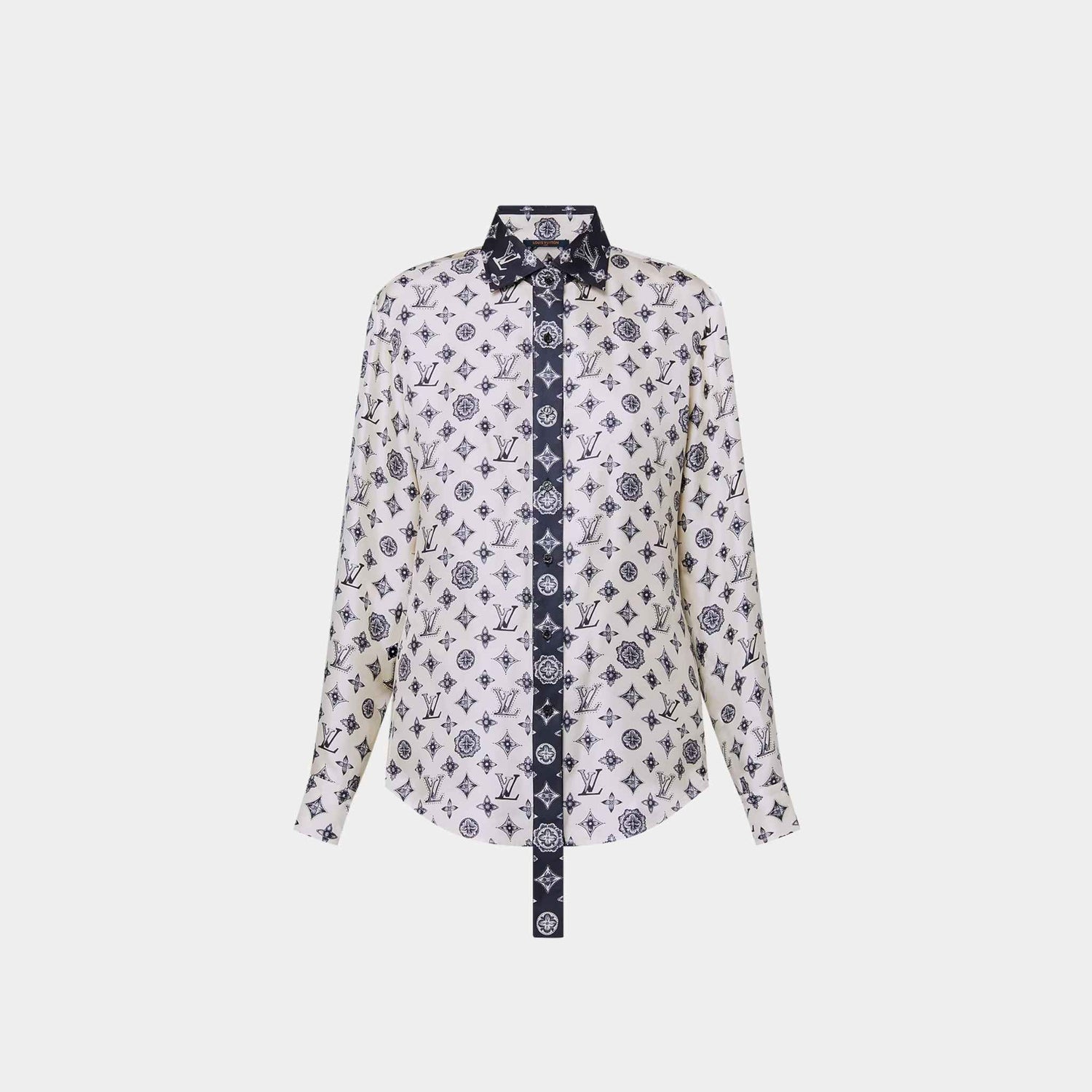 Monogram Silk Shirt