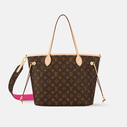 Louis Vuitton Neverfull Bandoulière Monogram Inside Out MM Handbag