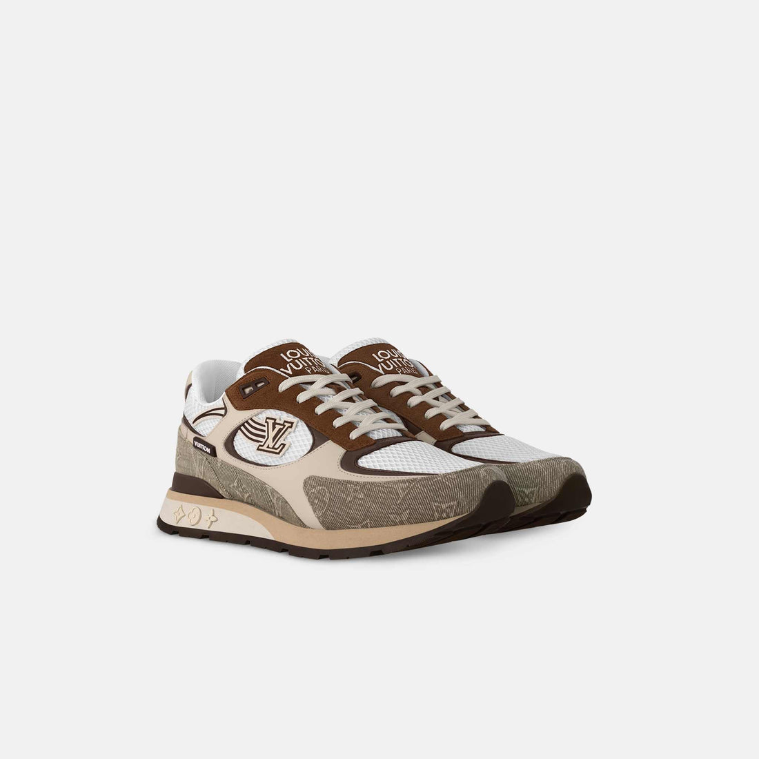 Louis Vuitton Run Away Sneaker Monogram Denim And Mesh