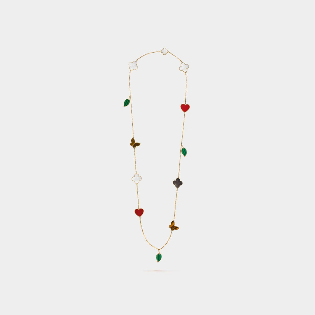 Lucky Alhambra Long Necklace 12 Motifs