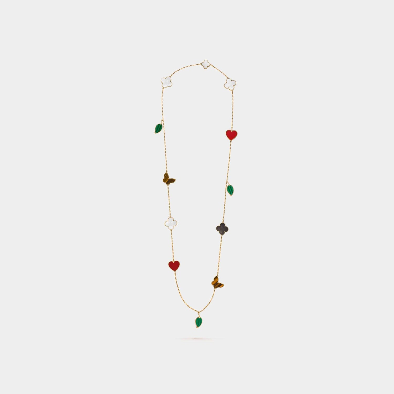 Lucky Alhambra Long Necklace 12 Motifs