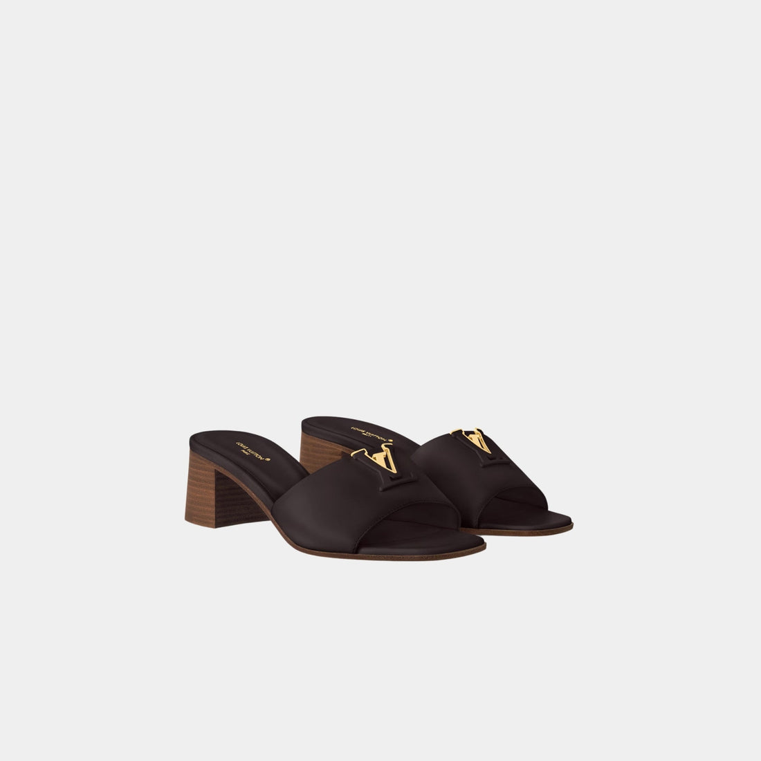 LV Capri Mule Plain Calf Leather
