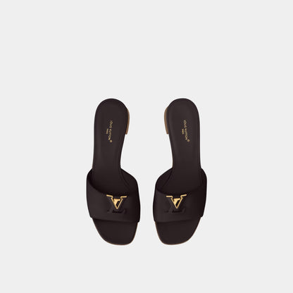LV Capri Mule Plain Calf Leather