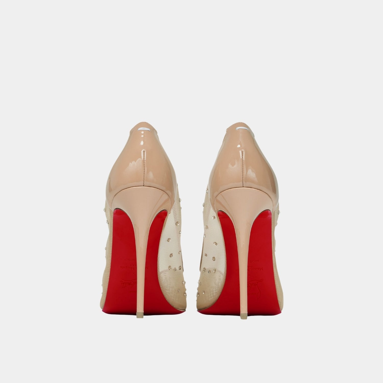 Bridiela Una Strass Pump Mesh with Calf Leather