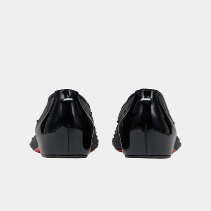 Marlougiela Strass Ballerinas Mesh and Calfskin