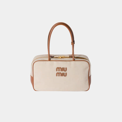 Beau Canvas and Leather Large Bag