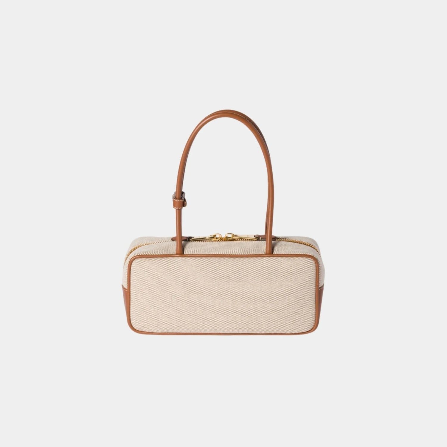 Beau Canvas and Leather Small Bag