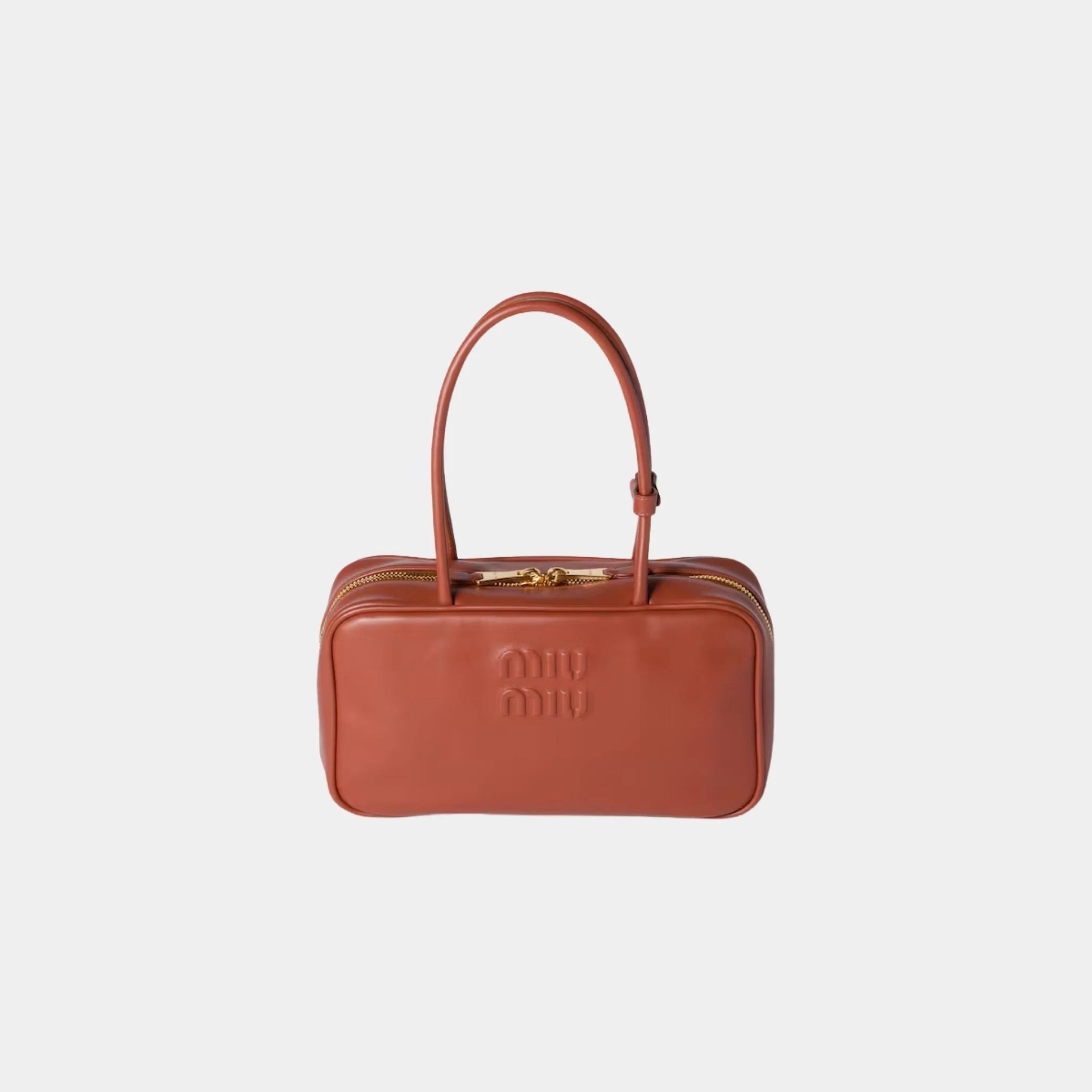 Beau Leather Top-handle Medium Bag