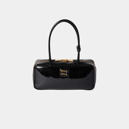 Beau Naplak Patent Leather Bag