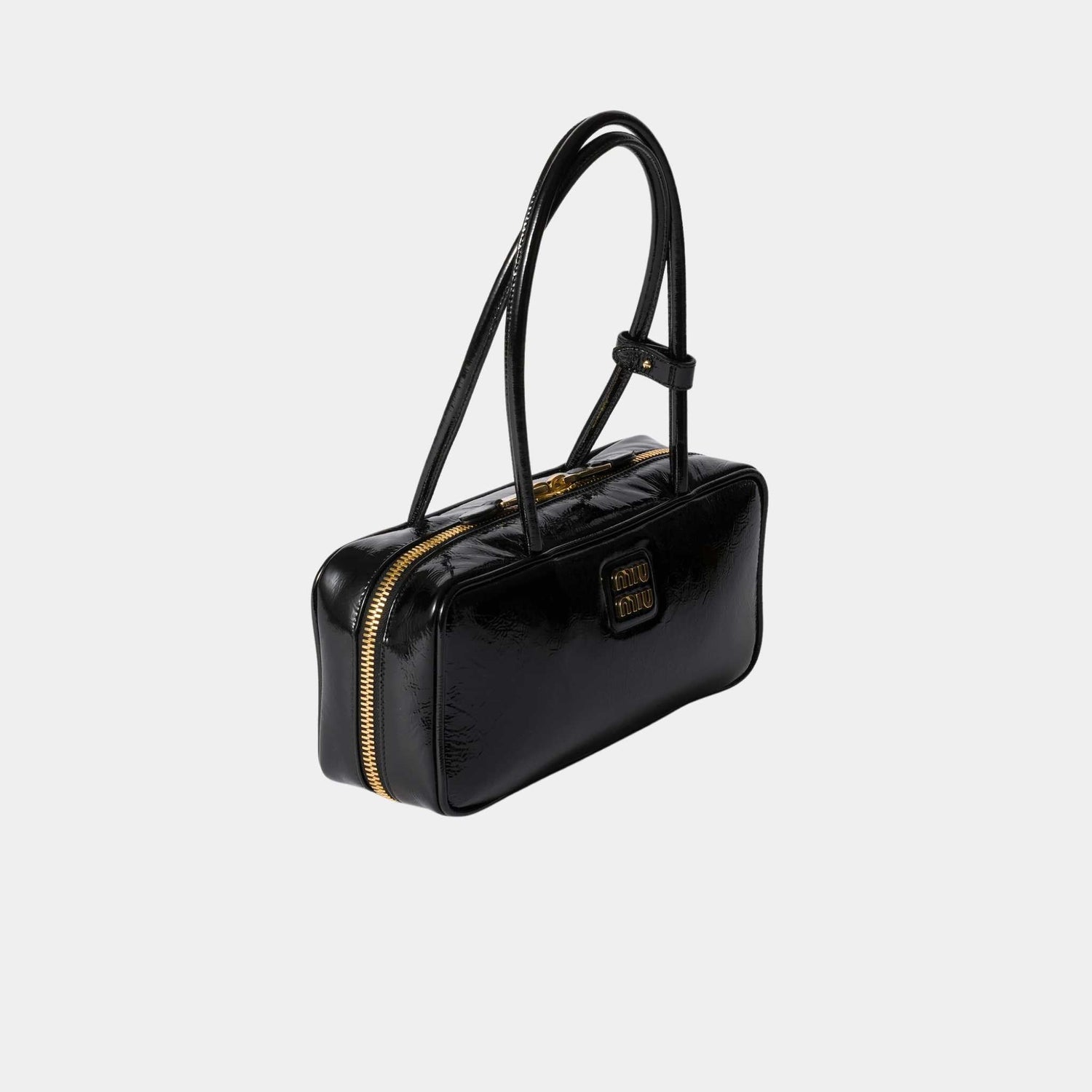 Beau Naplak Patent Leather Bag