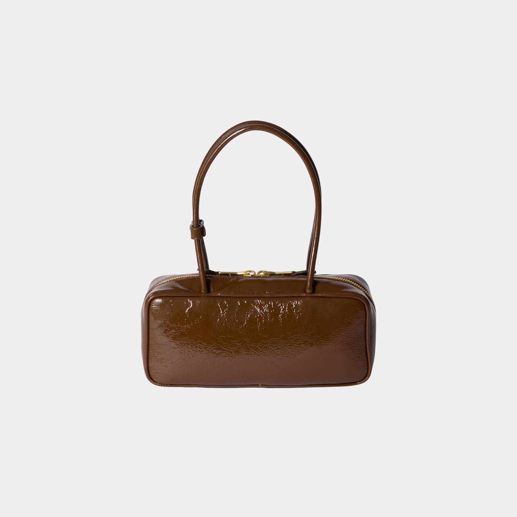 Beau Naplak Patent Leather Bag