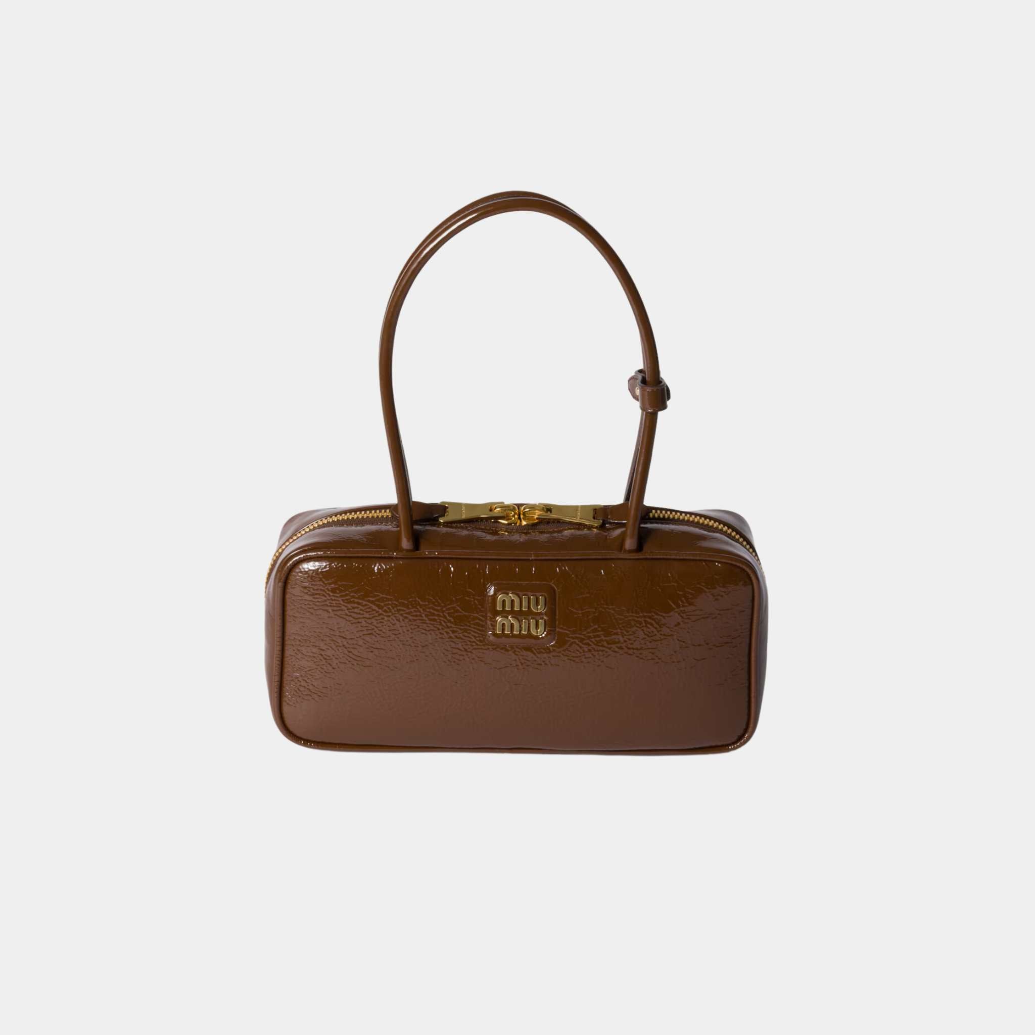 Beau Naplak Patent Leather Bag