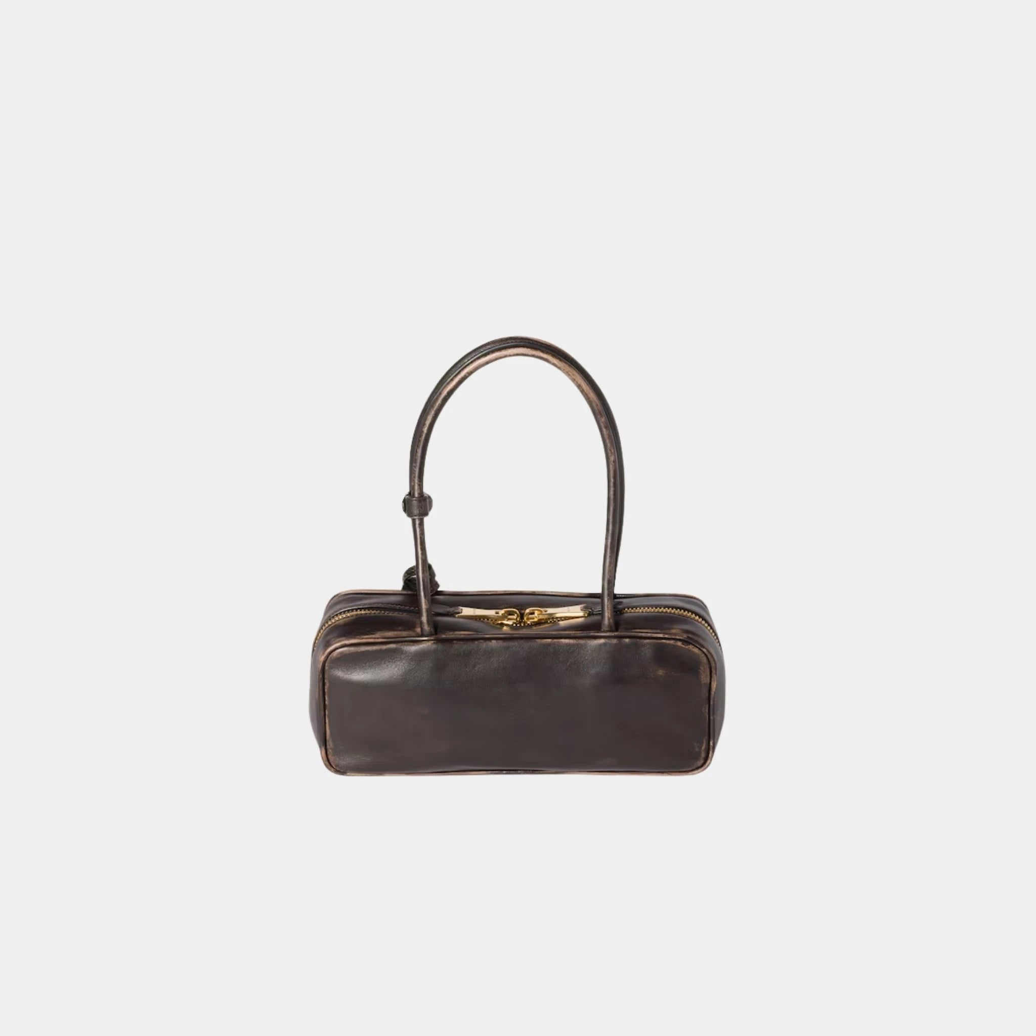 Beau Vintage Effect Nappa Leather Small Bag