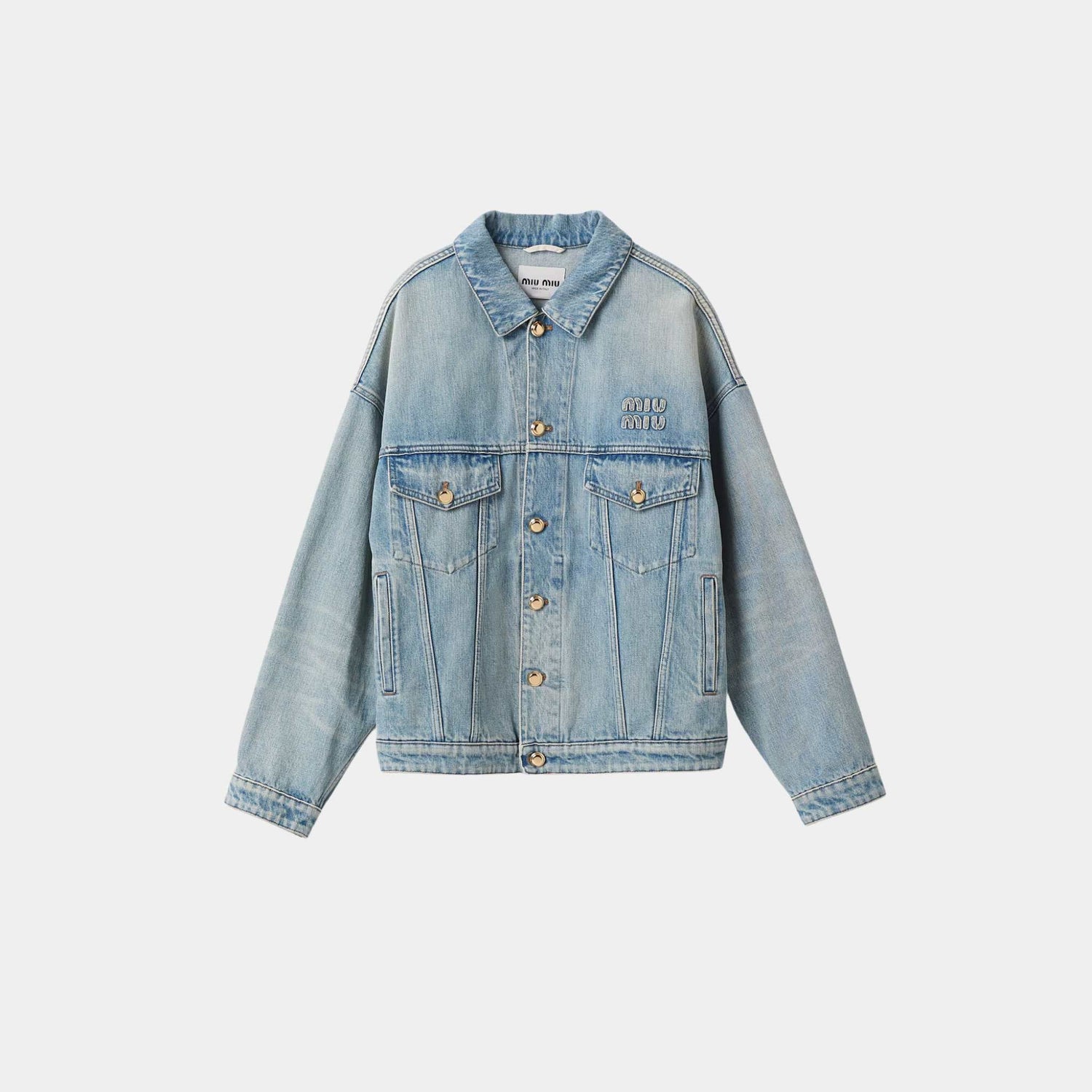 Denim Blouson Jacket