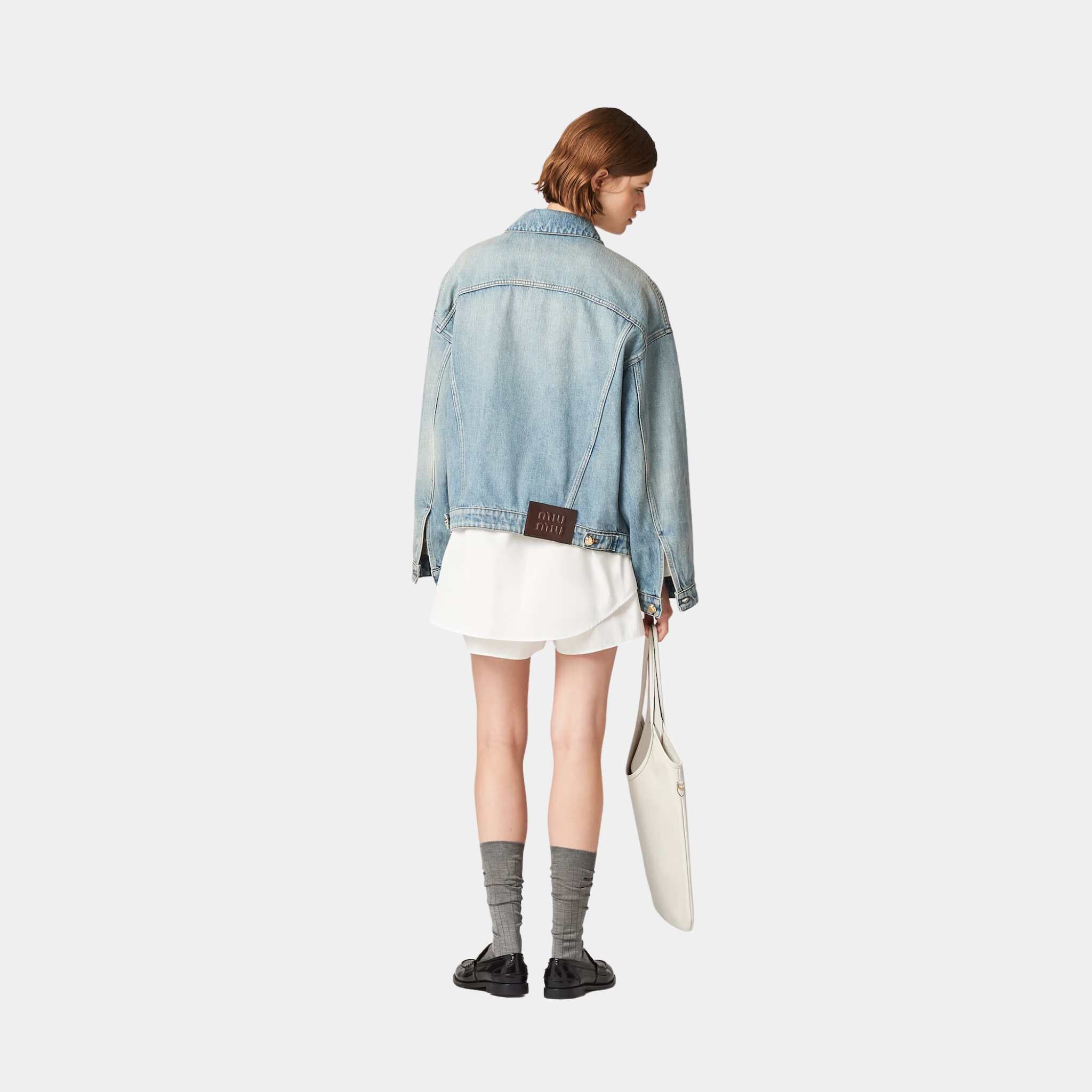 Denim Blouson Jacket