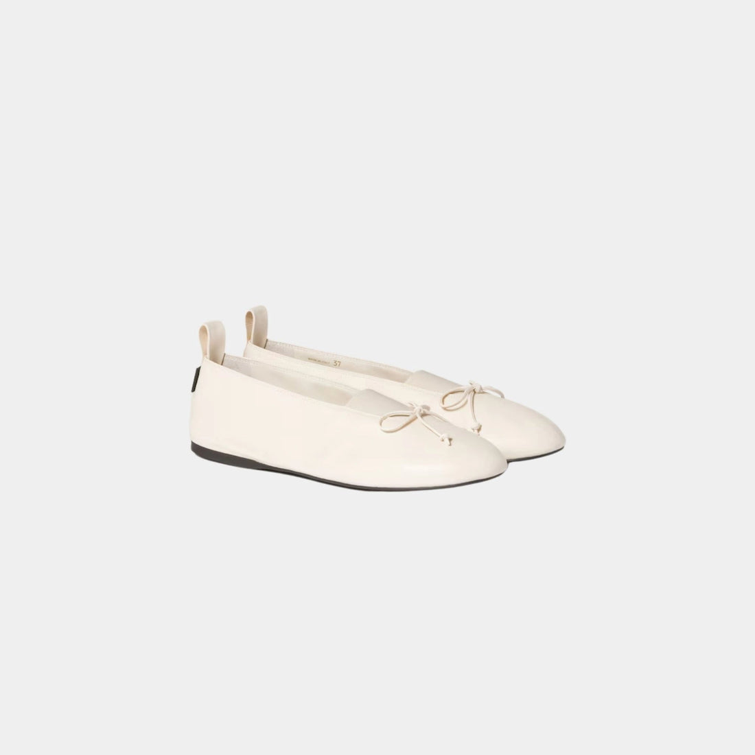Elan Nappa Leather Ballerinas in Lambskin