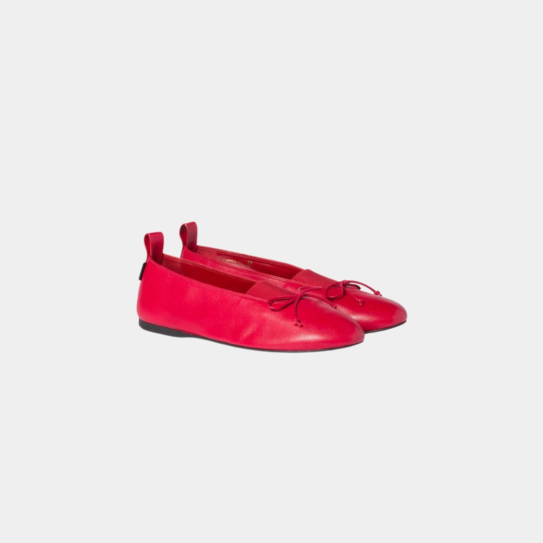 Elan Nappa Leather Ballerinas in Lambskin