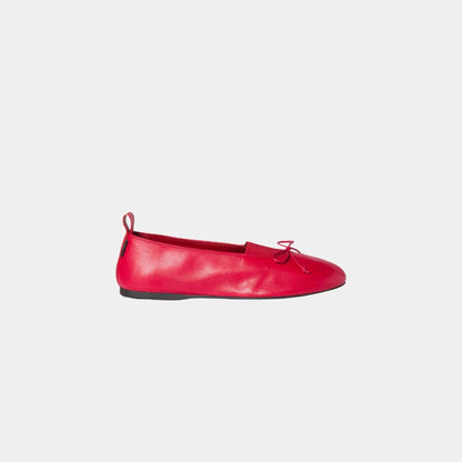 Elan Nappa Leather Ballerinas in Lambskin