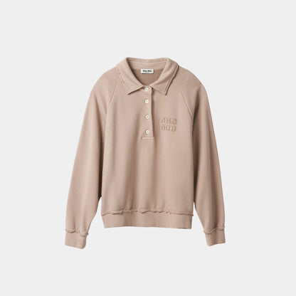 Garment Dyed Cotton Fleece Sweatshirt