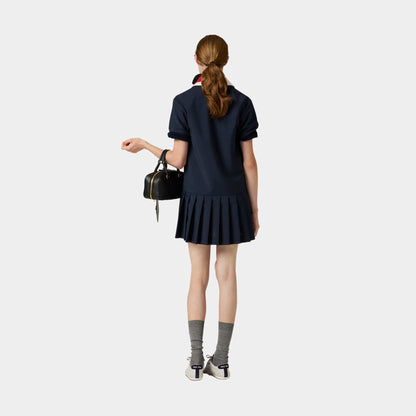 Kid Mohair Mini Dress Navy