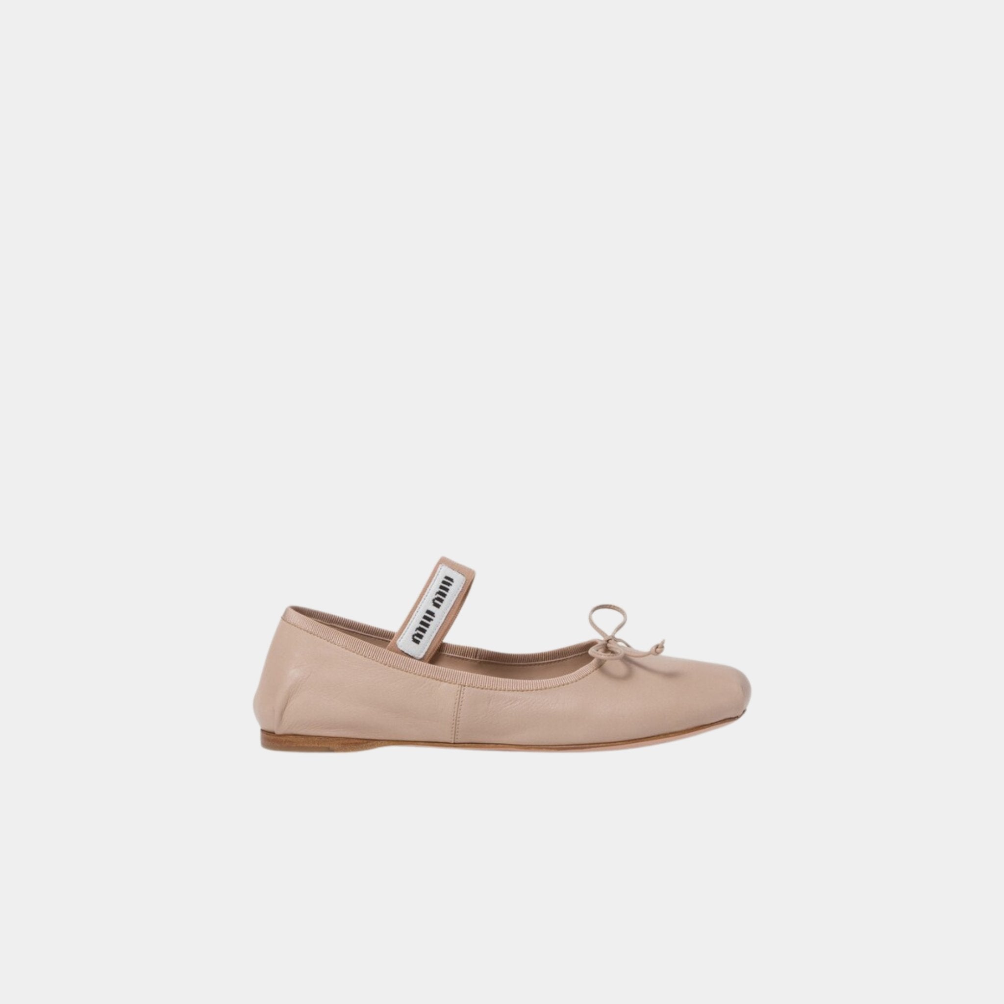 Leather Ballerinas With Removable Elastic